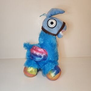10” Nanco Llama Blue Rainbow Winged Fortnite Plush stuffed animal